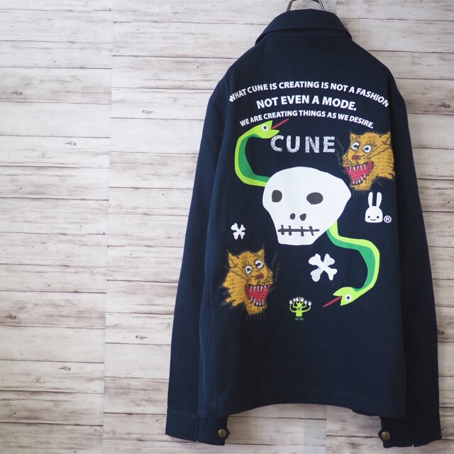 CUNE - CUNE 13AW “キャベツの芯” 刺繍風プリント ベトジャンの通販 by