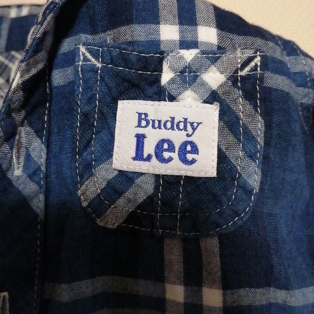 Buddy Lee(バディーリー)のBuddy Lee　半袖チェックシャツ　80cm キッズ/ベビー/マタニティのベビー服(~85cm)(シャツ/カットソー)の商品写真