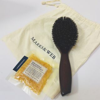 マークスアンドウェブ(MARKS&WEB)の【新品未使用】MARKS & WEB ブラシ×バスソルト(ヘアブラシ/クシ)