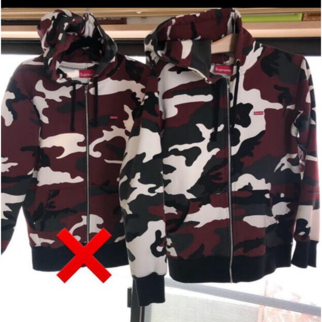 supreme small box ジップ パーカー 迷彩 シュプリーム S | www