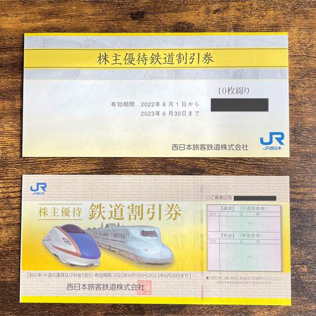 JR西日本 西日本旅客鉄道 株主優待券 お手ごろ価格 velileenre.com