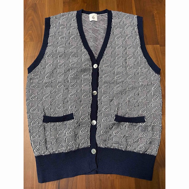 ＜6(ROKU)＞CHIDORI KNIT VEST/ベスト レディースのトップス(ベスト/ジレ)の商品写真