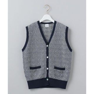 ＜6(ROKU)＞CHIDORI KNIT VEST/ベスト(ベスト/ジレ)