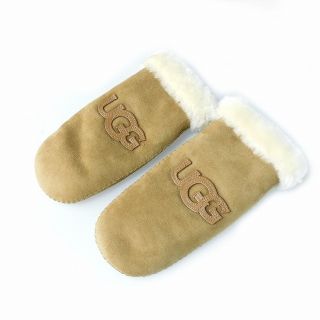 アグ(UGG)のアグ UGG ムートン 手袋 グローブ 羊毛 キャメル(手袋)