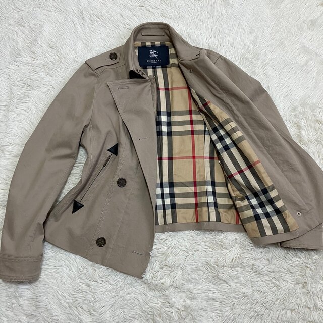 BURBERRY - バーバリーロンドン ショート丈 トレンチコート ベージュ