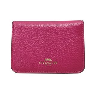 コーチ(COACH)のコーチ COACH カードケース ペブルド レザー c9597g IMSCQ(パスケース/IDカードホルダー)