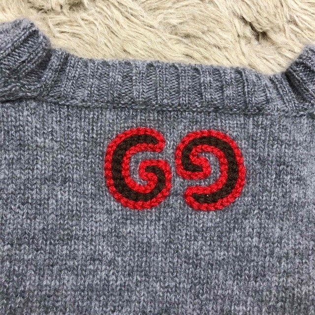 Gucci(グッチ)のいち様専用♡GUCCI 24m カーディガン 帽子セット　グッチ　2歳　男の子 キッズ/ベビー/マタニティのキッズ服男の子用(90cm~)(カーディガン)の商品写真