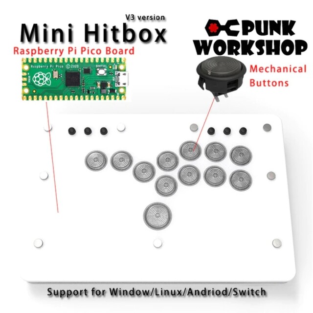 正規 【新品】punk workshop mini hitbox v3 黒 | giulianacividanes