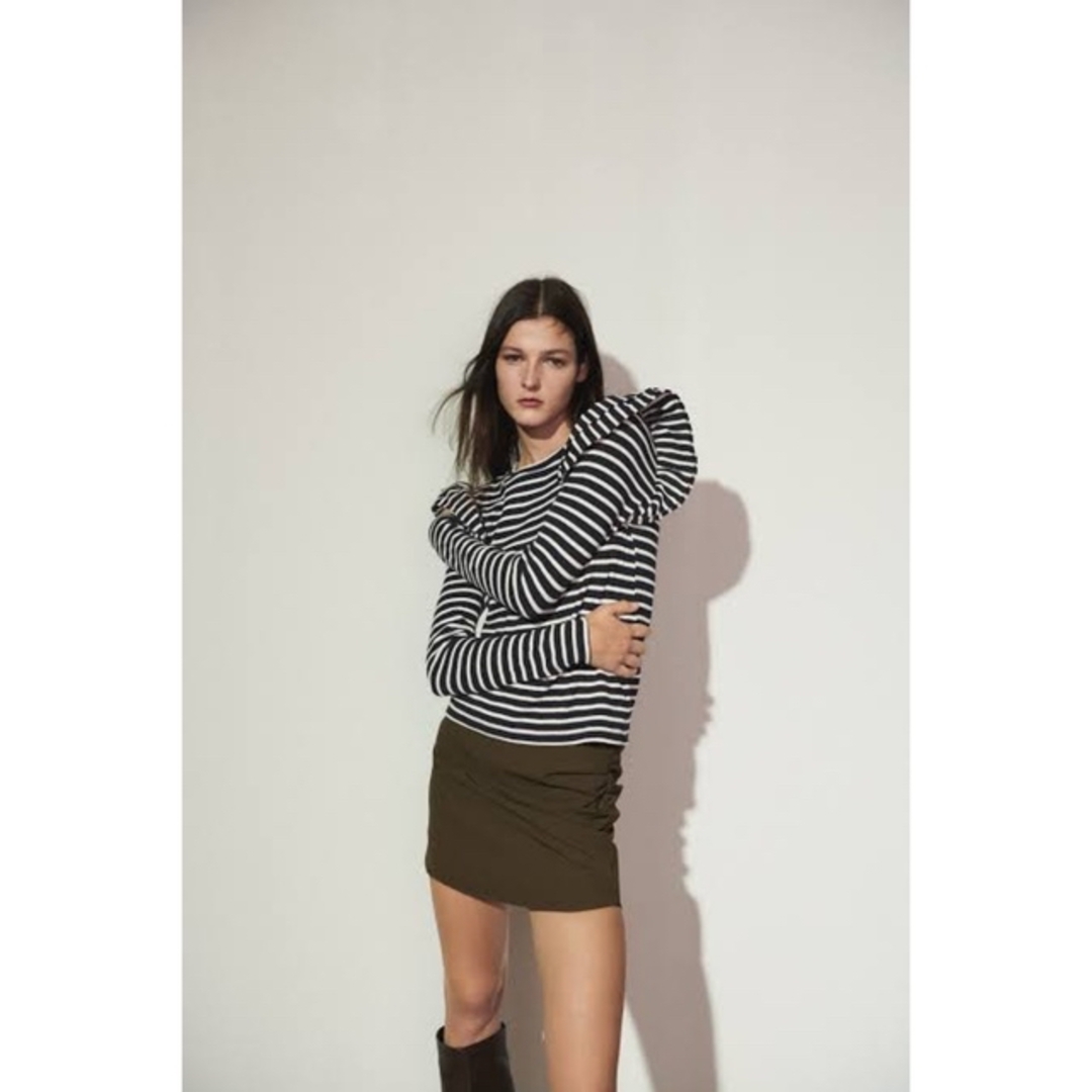 美品　ZARA ザラ　ニット　トップス　ボーダー　人気　完売