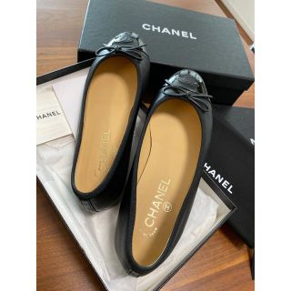 シャネル(CHANEL)のシャネルCHANELバレーシューズ38 美品(バレエシューズ)