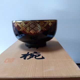 会津漆器　お汁椀(漆芸)