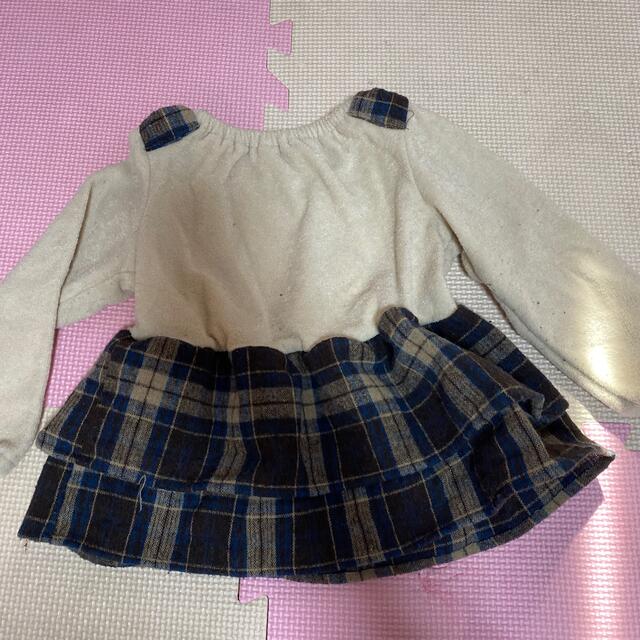 ワンピース風 キッズ/ベビー/マタニティのキッズ服女の子用(90cm~)(Tシャツ/カットソー)の商品写真