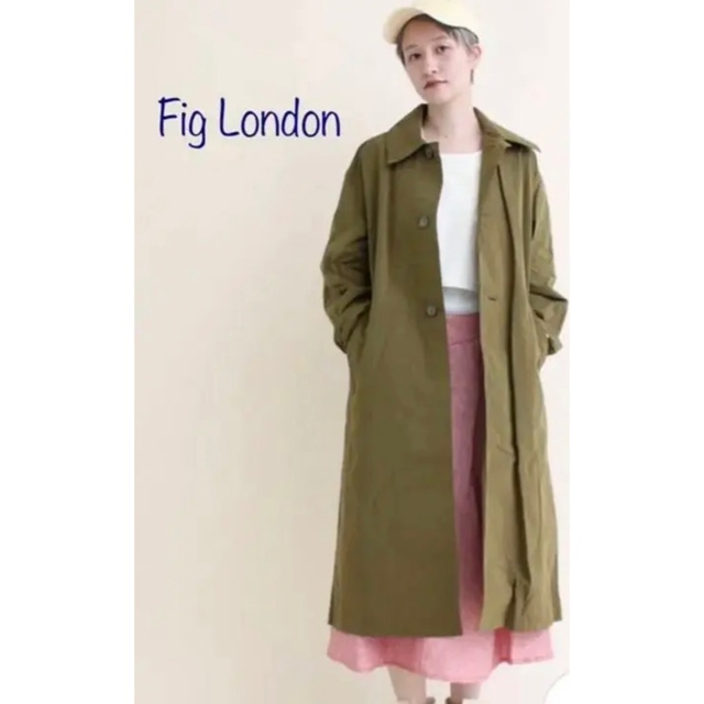 フィグロンドン figlondon ショップコート カーキ | adcmed.com