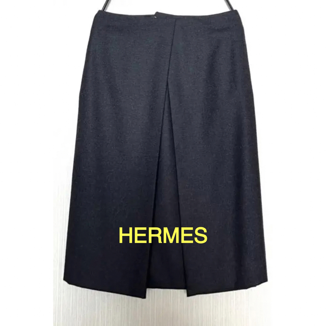 HERMESエルメス　オーバー風スカート　美品☆レディース