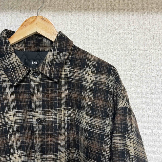 HARE - HARE ナカワタオンブレーシャツの通販 by t.a. shop|ハレなら