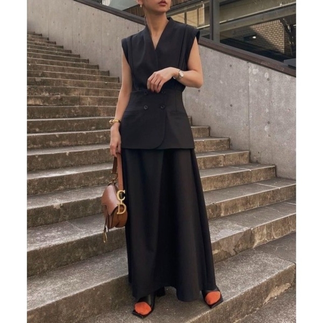 Ameri VINTAGE - AMERI完売品SHOULDER PADDED PEPLUM DRESSの通販 by