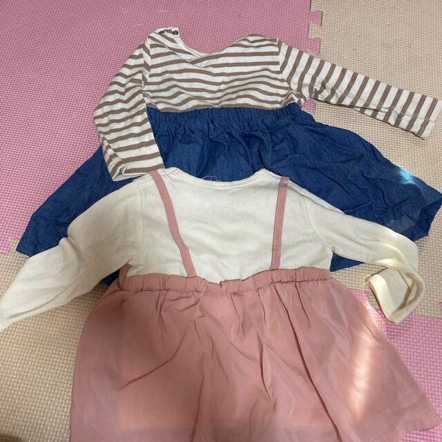 petit main(プティマイン)のプティマイン　二枚 キッズ/ベビー/マタニティのベビー服(~85cm)(シャツ/カットソー)の商品写真