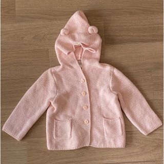 ベビーギャップ(babyGAP)の【送料込み】babyGAPクマ耳カーディガン(カーディガン/ボレロ)