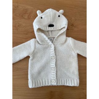 ベビーギャップ(babyGAP)のBaby GAP ニット　パーカー　3-6 month  60(ジャケット/コート)