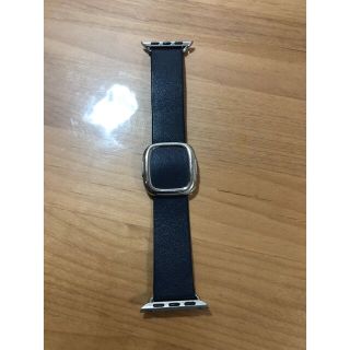 純正 廃盤色 モダンバックル Apple Watch ミッドナイトブルー L