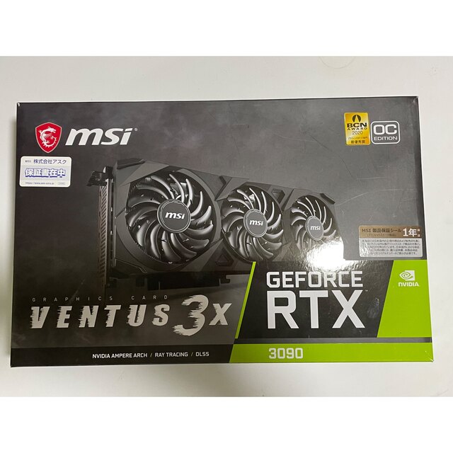 MSI GeForce RTX 3090 VENTUS 3X 24G OC-