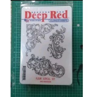 DEEP RED☆ロココ調ラバースタンプ(はんこ)