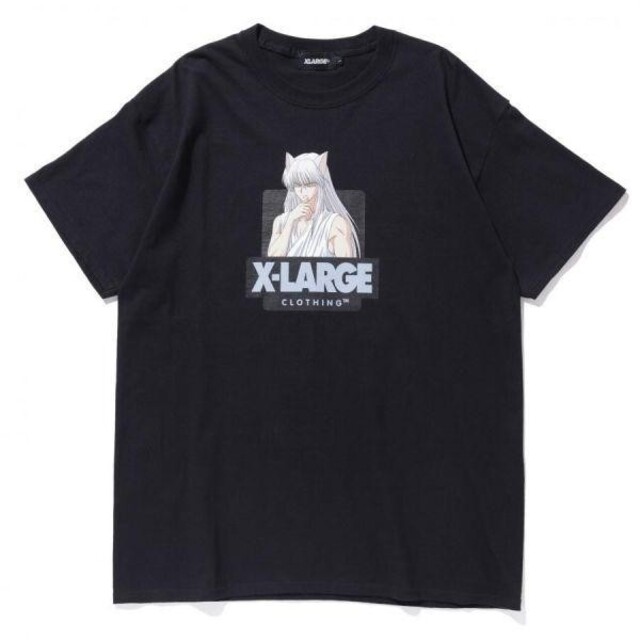 XLARGE(エクストララージ)のXLARGE 幽遊白書 蔵馬　Tシャツ L 黒 冨樫義博展 stussy メンズのトップス(Tシャツ/カットソー(半袖/袖なし))の商品写真