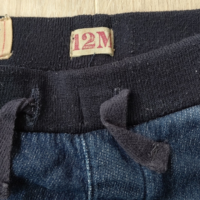 Ralph Lauren(ラルフローレン)のラルフローレン  デニム風 パンツ  ジャージ  12M 80㎝ キッズ/ベビー/マタニティのベビー服(~85cm)(パンツ)の商品写真