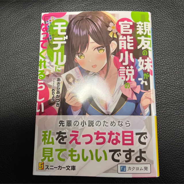 親友の妹が官能小説のモデルになってくれるらしい エンタメ/ホビーの本(文学/小説)の商品写真