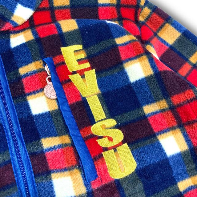 メーカー包装済】 エヴィス エビス フリースジャケット 刺繍ロゴ