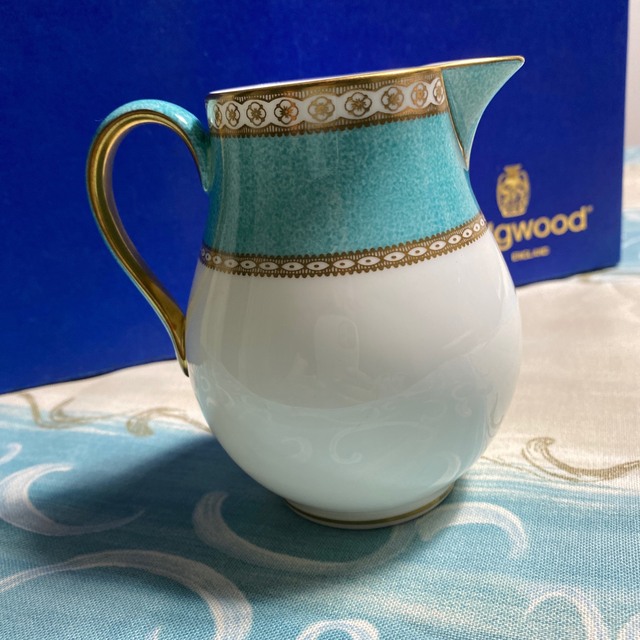 未使用】WEDGWOOD ユーランダーパウダーターコイズ 未使用】WEDGWOOD ユーランダーパウダーターコイズ
