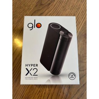 グロー(glo)のglo hyper X2 メタルブラック(タバコグッズ)