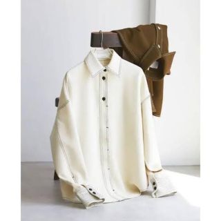 トゥデイフル(TODAYFUL)のTODAYFUL Stitch Wool Shirts ステッチウールシャツ(シャツ/ブラウス(長袖/七分))