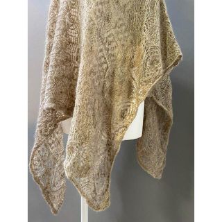 古着 ビンテージ 80s ラルフローレン モヘア 鍵網 ニット 希少 美品