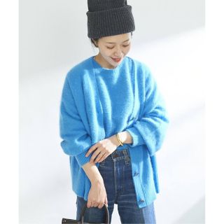 プラージュ(Plage)の【 plage 】Cashmere Mix Fur カーディガン(カーディガン)