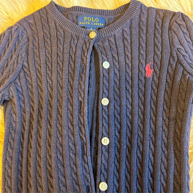 POLO RALPH LAUREN(ポロラルフローレン)のpolo 子供用ニット キッズ/ベビー/マタニティのキッズ服女の子用(90cm~)(ニット)の商品写真