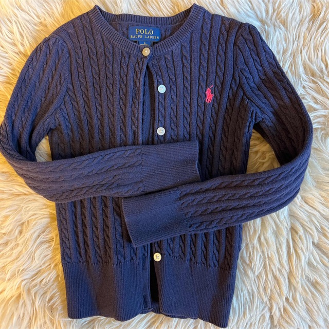 POLO RALPH LAUREN(ポロラルフローレン)のpolo 子供用ニット キッズ/ベビー/マタニティのキッズ服女の子用(90cm~)(ニット)の商品写真