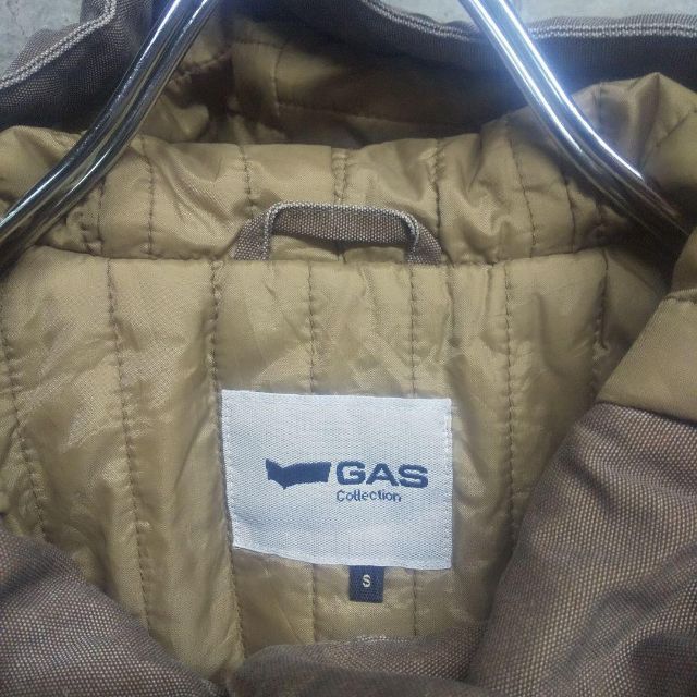 GAS / ガス ロングコート ダック生地 フード　中綿　ナイロン 　S