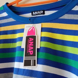 アナップ(ANAP)のANAPアナップトップスボーダー(Tシャツ(長袖/七分))