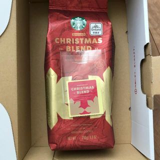 スターバックスコーヒー(Starbucks Coffee)のスターバックス クリスマスブレンド　中挽き　250g(コーヒー)