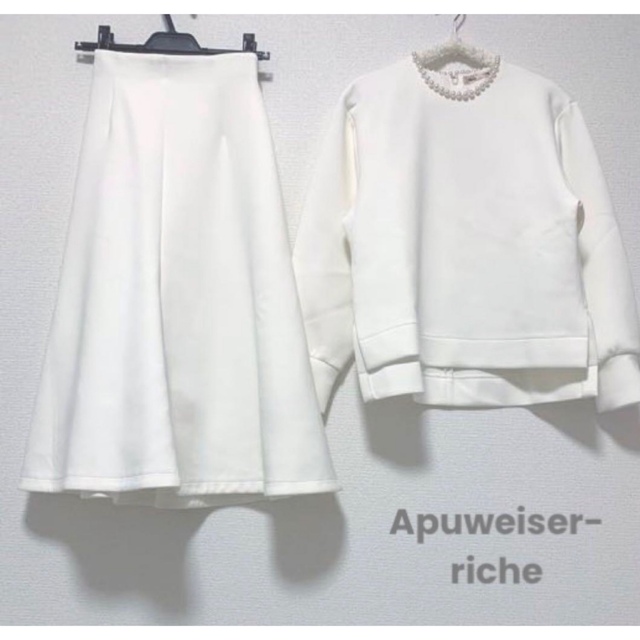 Apuweiser-riche - ミディ丈セットアップ の通販 by すみれ's shop