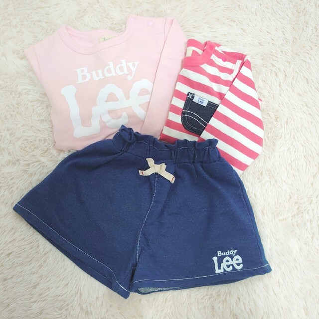 Buddy Lee(バディーリー)の専用　Buddy Lee セットアップ 80 ３点セット キッズ/ベビー/マタニティのベビー服(~85cm)(トレーナー)の商品写真