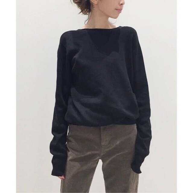 Silk*CTN 2Way カーディガン ブラック * アパルトモン
