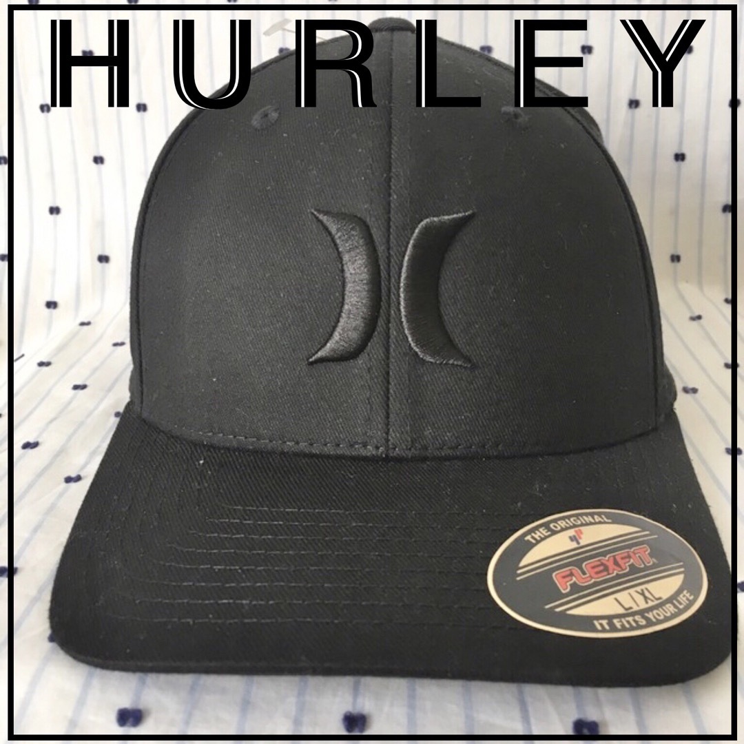 Hurley(ハーレー)のＨＵＲＬＥＹハーレーUS限定アイコン刺繍フレックスフィットキャップラス１ スポーツ/アウトドアのスポーツ/アウトドア その他(サーフィン)の商品写真