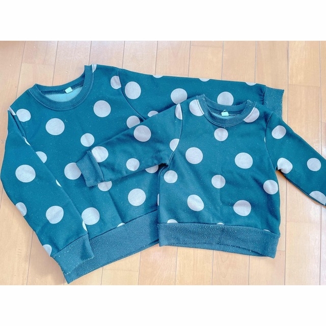 リンクコーデSET♥80cm &110cm キッズ/ベビー/マタニティのキッズ服女の子用(90cm~)(Tシャツ/カットソー)の商品写真