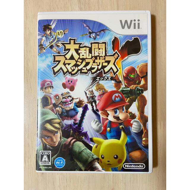 Wii(ウィー)の大乱闘スマッシュブラザーズX Wii エンタメ/ホビーのゲームソフト/ゲーム機本体(家庭用ゲームソフト)の商品写真