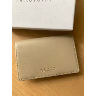 マッキントッシュフィロソフィー(MACKINTOSH PHILOSOPHY)の新品タグ付き　名刺入れ(名刺入れ/定期入れ)