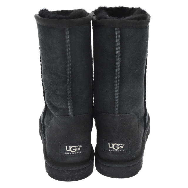 Chrome Hearts(クロムハーツ)のCHROME HEARTS クロムハーツ ×UGG CHクロス装飾ムートンボアブーツ アグ ブラック メンズの靴/シューズ(ブーツ)の商品写真