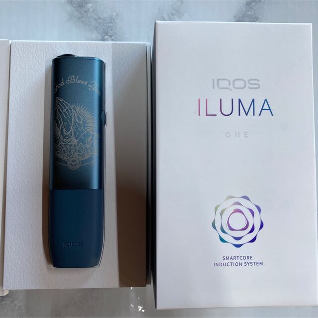 iQOS ILUMA ONE イルマワン レーザー加工 祈り手 ロザリオ 黒