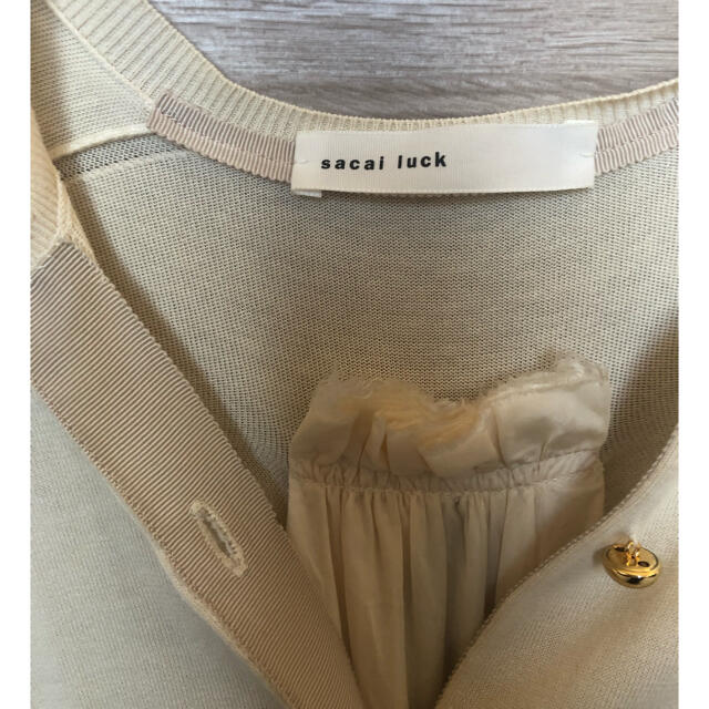 sacai luck(サカイラック)のsacai luck サカイ　カーディガン レディースのトップス(カーディガン)の商品写真